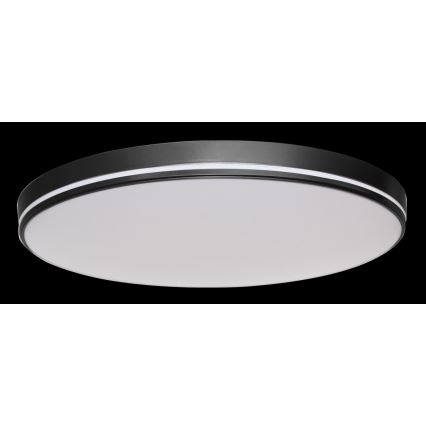 Immax NEO 07148-B51 - LED Prigušiva stropna svjetiljka NEO LITE AREAS LED/48W/230V Tuya Wi-Fi crna + daljinski upravljač