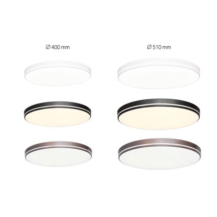 Immax NEO 07149-W51 - LED Prigušiva stropna svjetiljka NEO LITE AREAS LED/48W/230V Tuya Wi-Fi bijela + daljinski upravljač