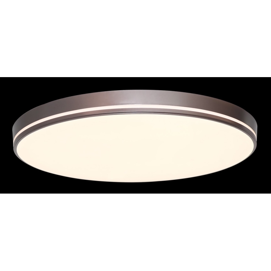 Immax NEO 07150-C51 - LED Prigušiva stropna svjetiljka NEO LITE AREAS LED/48W/230V Tuya Wi-Fi smeđa + daljinski upravljač
