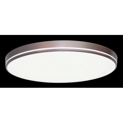 Immax NEO 07150-C51 - LED Prigušiva stropna svjetiljka NEO LITE AREAS LED/48W/230V Tuya Wi-Fi smeđa + daljinski upravljač