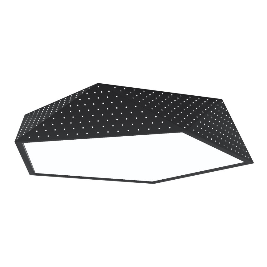 Immax NEO 07151-B60 - LED Prigušiva stropna svjetiljka BRILIANT LED/45W/230V Wi-Fi Tuya crna +daljinski upravljač