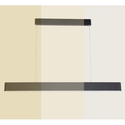 Immax NEO 07157-B120X - LED RGB+CCT Prigušivi luster na sajli MILANO LED/40W/230V Tuya crna