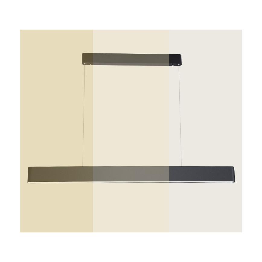 Immax NEO 07157-B120X - LED RGB+CCT Prigušivi luster na sajli MILANO LED/40W/230V Tuya crna