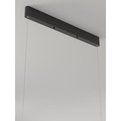 Immax NEO 07157-B120X - LED RGB+CCT Prigušivi luster na sajli MILANO LED/40W/230V Tuya crna