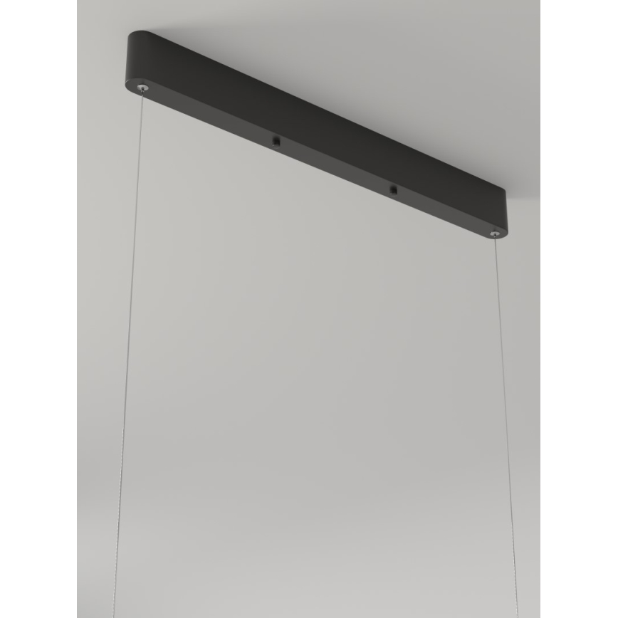 Immax NEO 07157-B120X - LED RGB+CCT Prigušivi luster na sajli MILANO LED/40W/230V Tuya crna