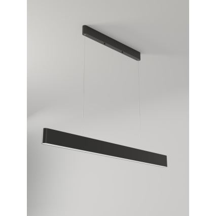 Immax NEO 07157-B120X - LED RGB+CCT Prigušivi luster na sajli MILANO LED/40W/230V Tuya crna