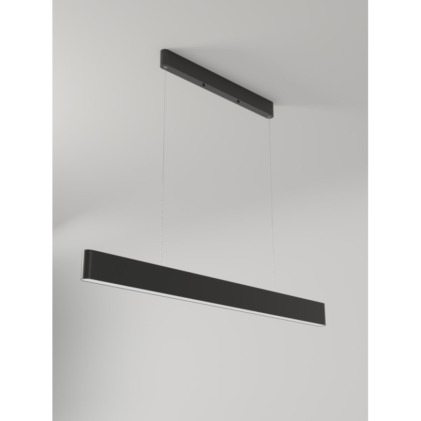 Immax NEO 07157-B120X - LED RGB+CCT Prigušivi luster na sajli MILANO LED/40W/230V Tuya crna