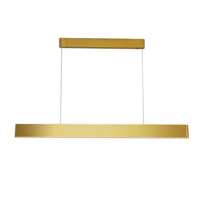 Immax NEO 07157-G120X - LED RGB+CCTW Prigušivi luster na sajli MILANO LED/40W/230V Tuya zlatna