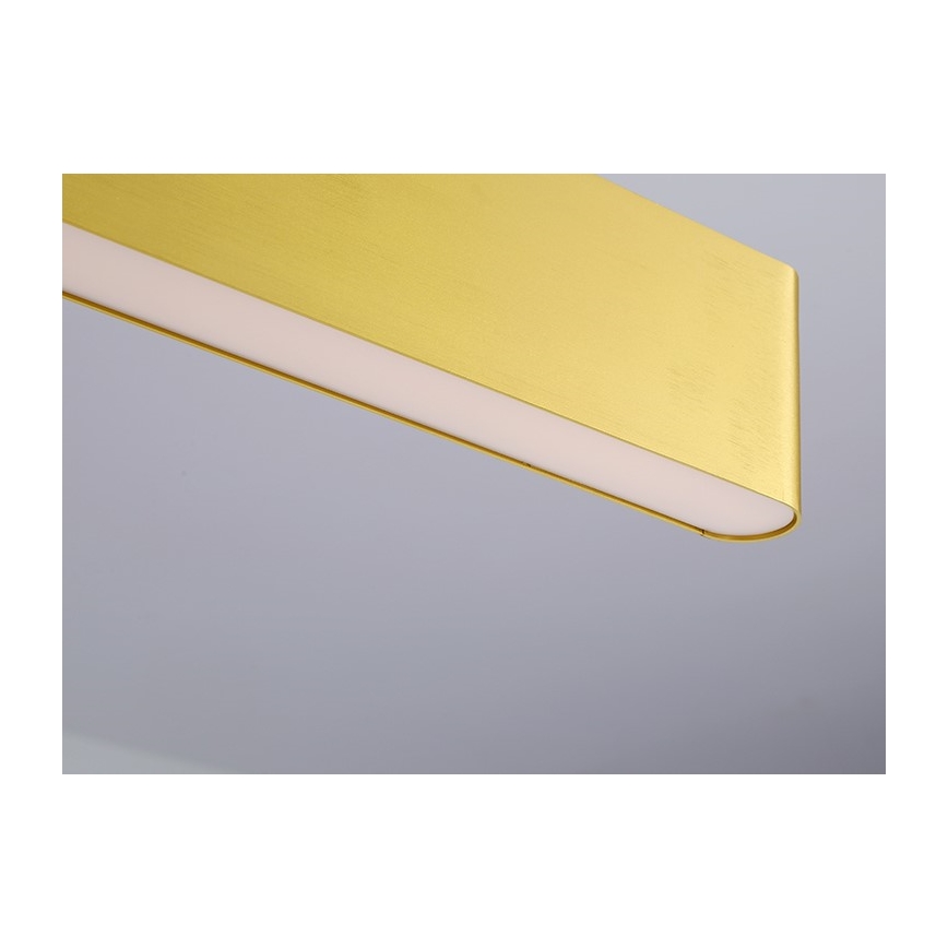 Immax NEO 07157-G120X - LED RGB+CCTW Prigušivi luster na sajli MILANO LED/40W/230V Tuya zlatna
