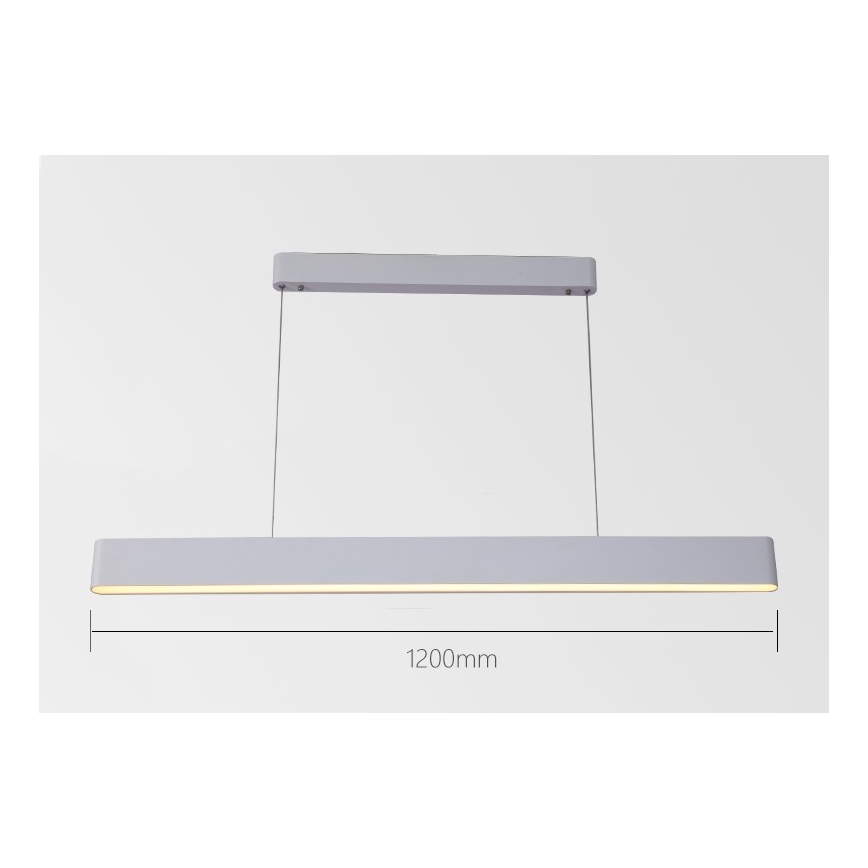Immax NEO 07157-W120X - LED RGB+CCT Prigušivi luster na sajli MILANO LED/40W/230V Tuya bijela