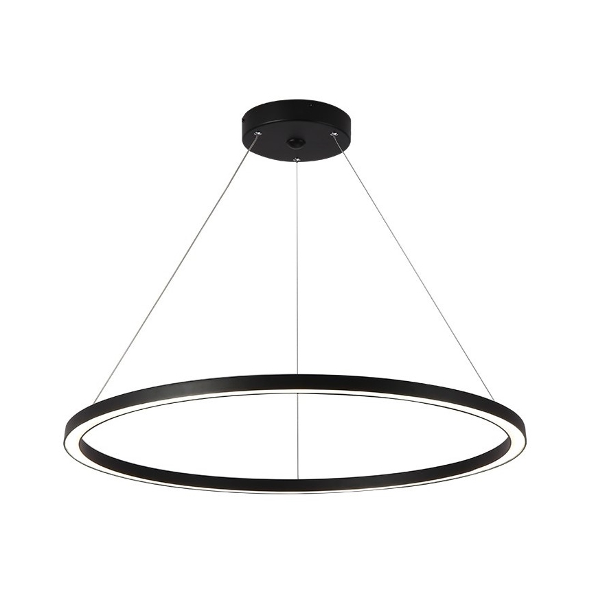 Immax NEO 07158-B80 - LED Prigušivi luster na sajli FINO LED/60W/230V Tuya crna + daljinski upravljač