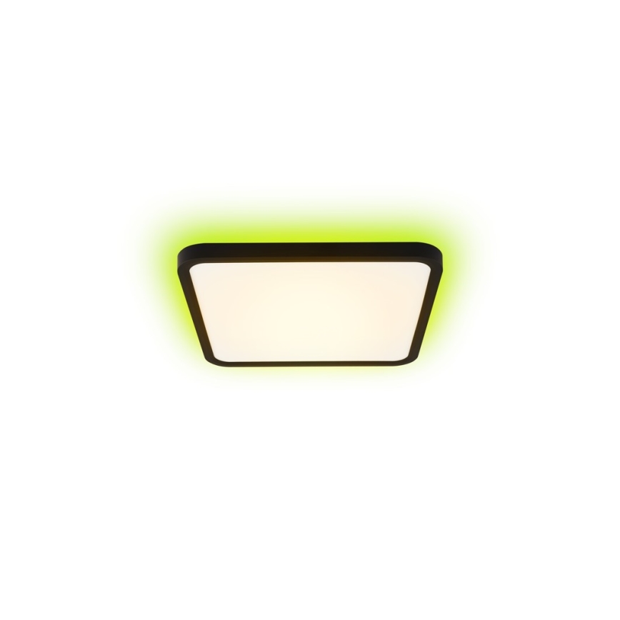 Immax NEO 07167-B40 - LED RGB+CCT Prigušiva stropna svjetiljka NEO LITE TUDO LED/50W/230V Wi-Fi Tuya crna + daljinski upravljač