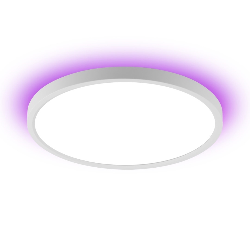 Immax NEO 07169-W60 - LED RGB+CCT Prigušiva stropna svjetiljka NEO LITE TUDO 65W/230V 2700-6500K Wi-Fi Tuya + daljinski upravljač bijela