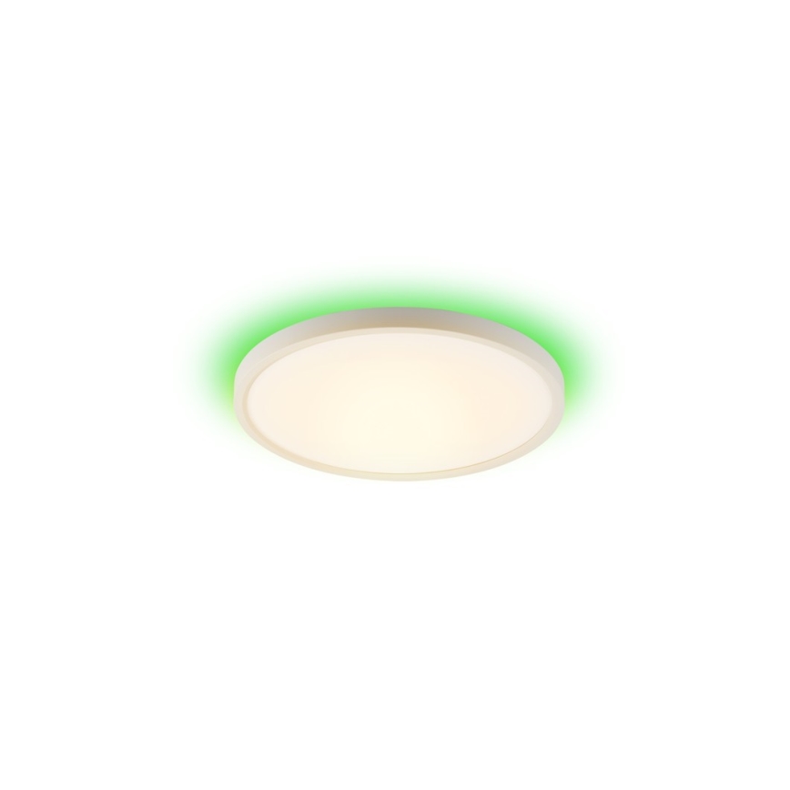Immax NEO 07169-W60 - LED RGB+CCT Prigušiva stropna svjetiljka NEO LITE TUDO 65W/230V 2700-6500K Wi-Fi Tuya + daljinski upravljač bijela