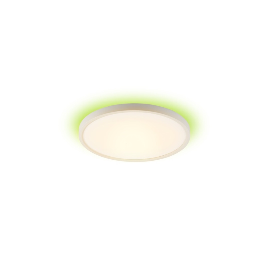 Immax NEO 07169-W60 - LED RGB+CCT Prigušiva stropna svjetiljka NEO LITE TUDO 65W/230V 2700-6500K Wi-Fi Tuya + daljinski upravljač bijela