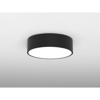 Immax NEO 07200L - LED Prigušiva stropna svjetiljka RONDATE LED/18W/230V 3000-6000K pr. 25 cm crna Tuya + daljinski upravljač
