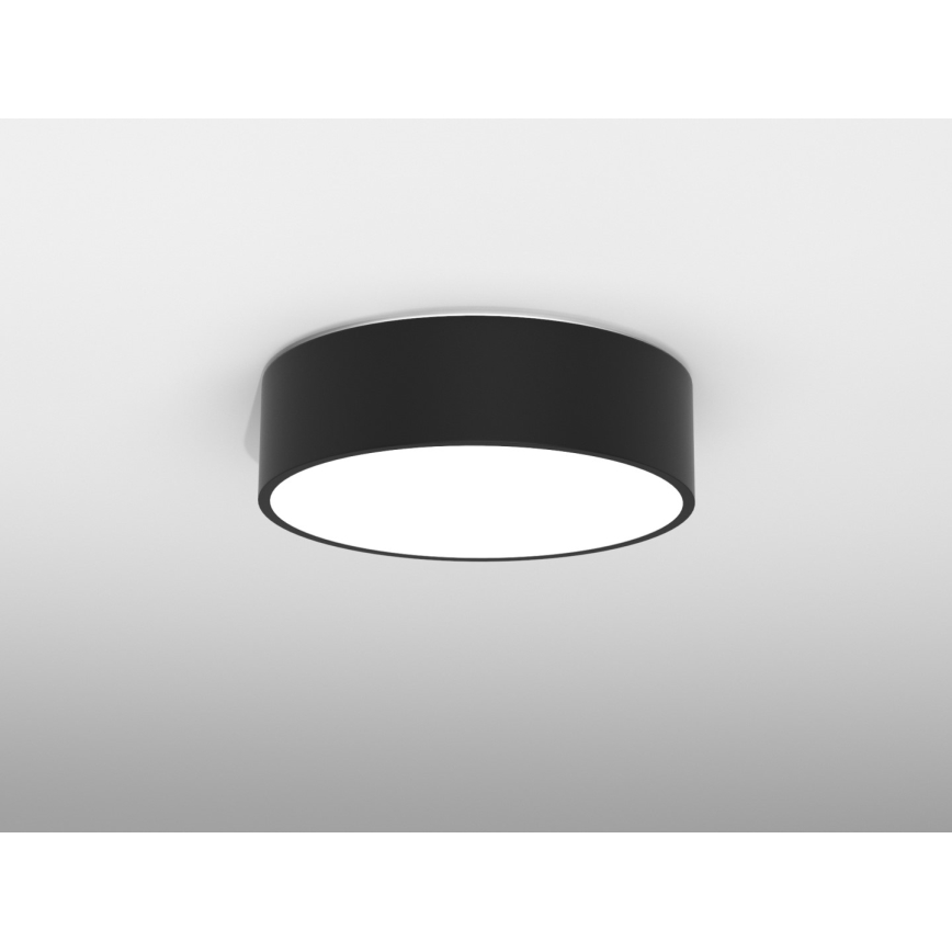 Immax NEO 07200L - LED Prigušiva stropna svjetiljka RONDATE LED/18W/230V 3000-6000K pr. 25 cm crna Tuya + daljinski upravljač