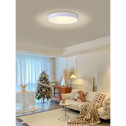 Immax NEO 07206L - LED Prigušiva stropna svjetiljka RONDATE LED/53W/230V bijela Tuya + daljinski upravljač