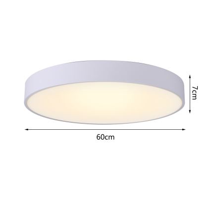 Immax NEO 07206L - LED Prigušiva stropna svjetiljka RONDATE LED/53W/230V bijela Tuya + daljinski upravljač