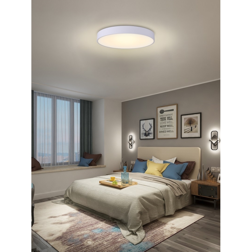Immax NEO 07206L - LED stropna svjetiljka s prigušivanjem RONDATE LED/53W/230V bijela Tuya + daljinski upravljač