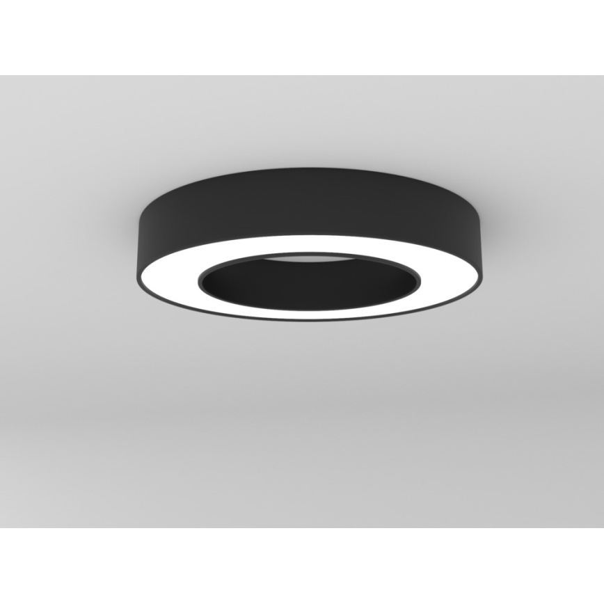 Immax NEO 07209L - LED Prigušiva stropna svjetiljka PASTEL LED/53W/230V 60 cm crna Tuya + daljinski upravljač