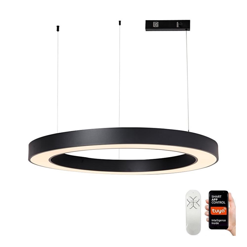 Immax NEO 07211L - LED Prigušivi luster na sajli PASTEL LED/68W/230V 2700-6500K Tuya crna + daljinski upravljač