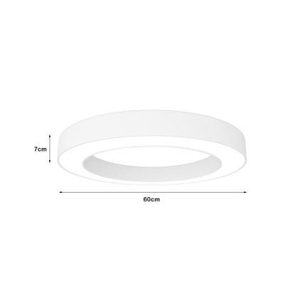 Immax NEO 07212L - LED prigušivo svjetlo PASTEL LED/53W/230V bijela Tuya + daljinski upravljač