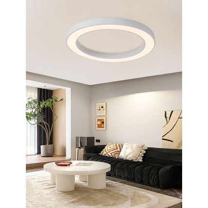 Immax NEO 07213L - LED Prigušiva stropna svjetiljka PASTEL LED/68W/230V 95 cm bijela Tuya + daljinski upravljač