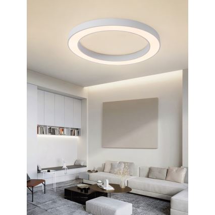 Immax NEO 07213L - LED Prigušiva stropna svjetiljka PASTEL LED/68W/230V 95 cm bijela Tuya + daljinski upravljač