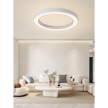 Immax NEO 07213L - LED Prigušiva stropna svjetiljka PASTEL LED/68W/230V 95 cm bijela Tuya + daljinski upravljač