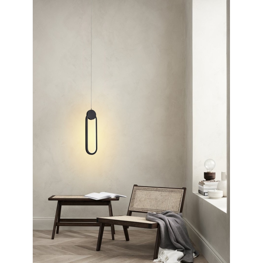 Immax NEO 07232L - LED Prigušivi luster na sajli NEO LITE OVALE LED/22W/230V 2700-6500K Wi-Fi Tuya + daljinski upravljač