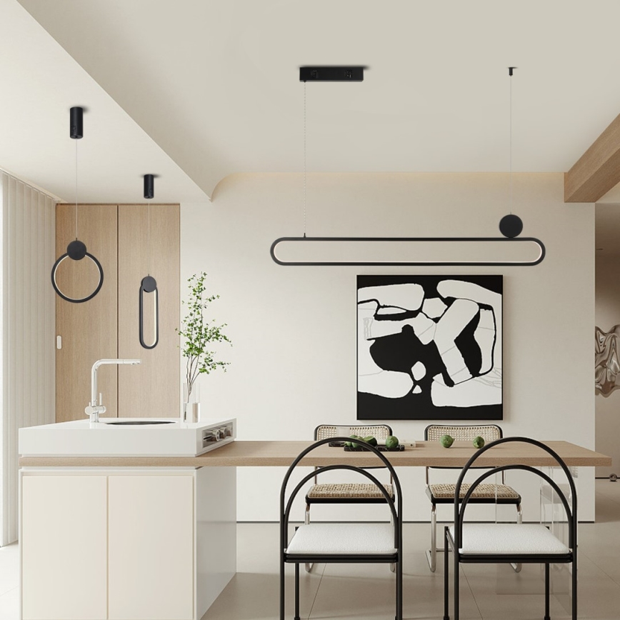 Immax NEO 07232L - LED Prigušivi luster na sajli NEO LITE OVALE LED/22W/230V 2700-6500K Wi-Fi Tuya + daljinski upravljač