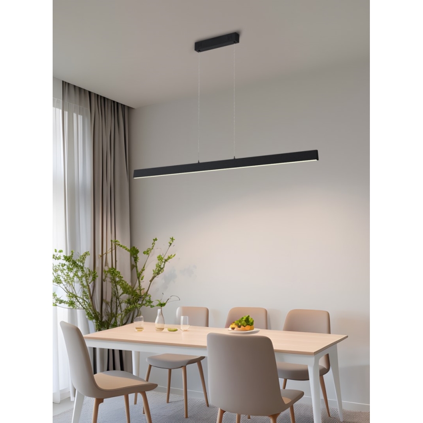 Immax NEO 07234L - LED prigušivački luster na užetu NEO LITE TRIANGOLO LED/28W/230V Wi-Fi Tuya 2700-6500K + daljinski upravljač