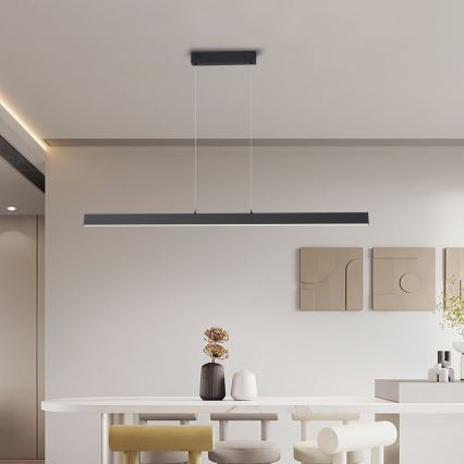Immax NEO 07234L - LED prigušivački luster na užetu NEO LITE TRIANGOLO LED/28W/230V Wi-Fi Tuya 2700-6500K + daljinski upravljač