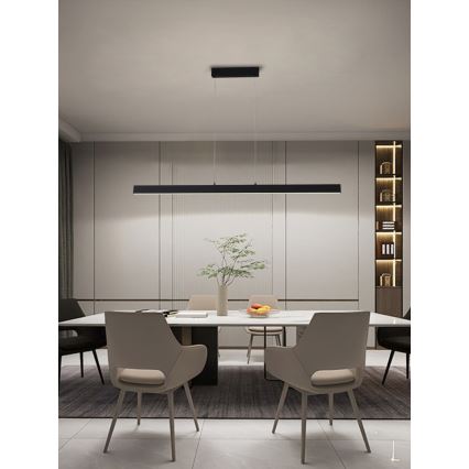 Immax NEO 07234L - LED prigušivački luster na užetu NEO LITE TRIANGOLO LED/28W/230V Wi-Fi Tuya 2700-6500K + daljinski upravljač