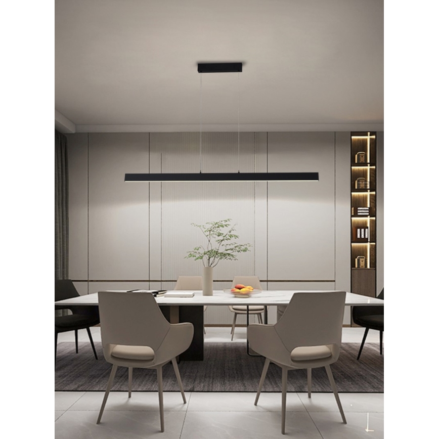 Immax NEO 07234L - LED prigušivački luster na užetu NEO LITE TRIANGOLO LED/28W/230V Wi-Fi Tuya 2700-6500K + daljinski upravljač