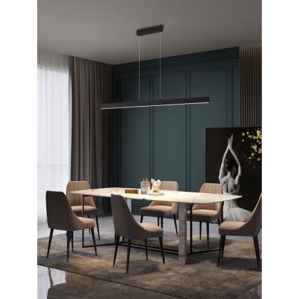 Immax NEO 07234L - LED prigušivački luster na užetu NEO LITE TRIANGOLO LED/28W/230V Wi-Fi Tuya 2700-6500K + daljinski upravljač