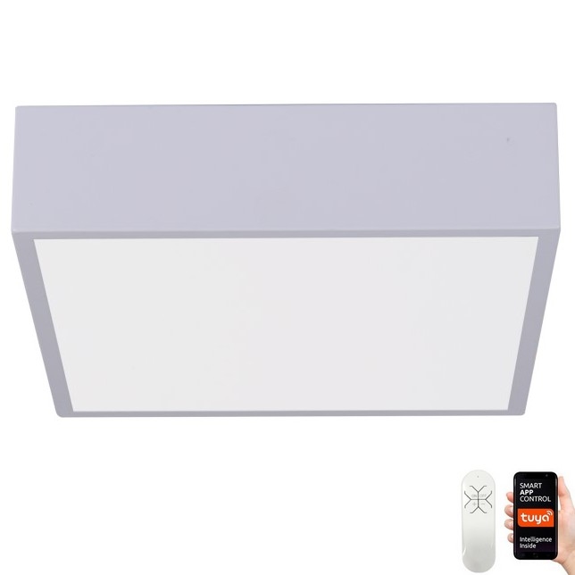 Immax NEO 07238L - LED Prigušiva stropna svjetiljka CANTO LED/22W/230V bijela Tuya + daljinski upravljač