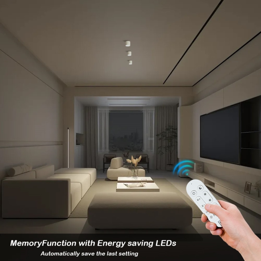 Immax NEO 07241L - Prigušivo LED stropno svjetlo RONDATE LED/18W/230V 11,5cm Wi-Fi Tuya
