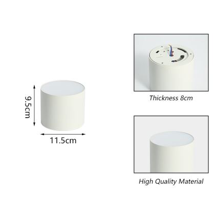 Immax NEO 07241L - Prigušivo LED stropno svjetlo RONDATE LED/18W/230V 11,5cm Wi-Fi Tuya