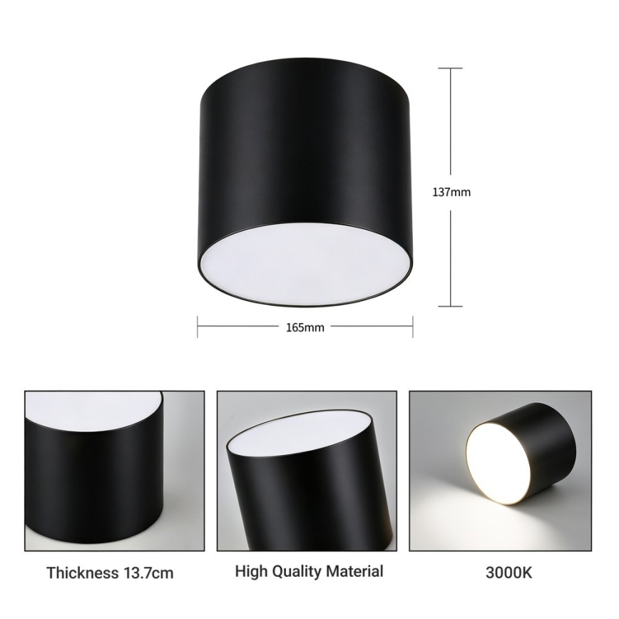 Immax NEO 07244L - LED stropna svjetiljka s prigušivanjem RONDATE LED/32W/230V 16,5 cm Wi-Fi Tuya