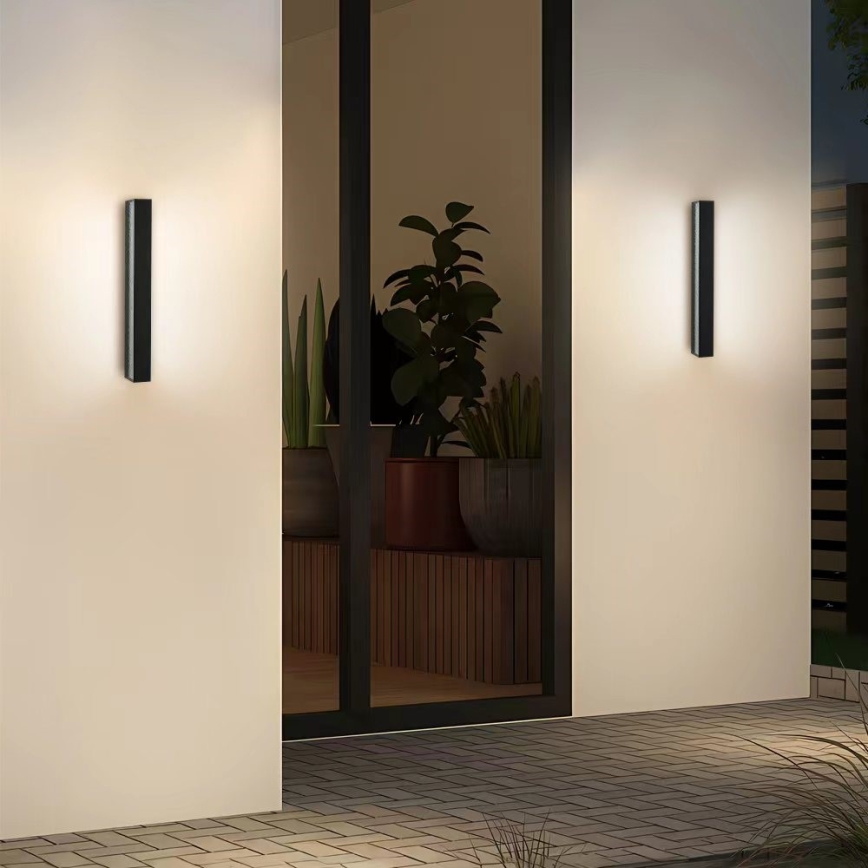 Immax NEO 07247L - LED Prigušiva vanjska zidna svjetiljka LINK LED/40W/230V Wi-Fi Tuya IP44 + daljinski upravljač