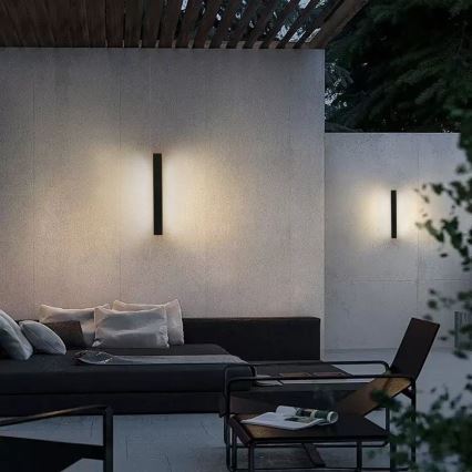 Immax NEO 07247L - LED Prigušiva vanjska zidna svjetiljka LINK LED/40W/230V Wi-Fi Tuya IP44 + daljinski upravljač