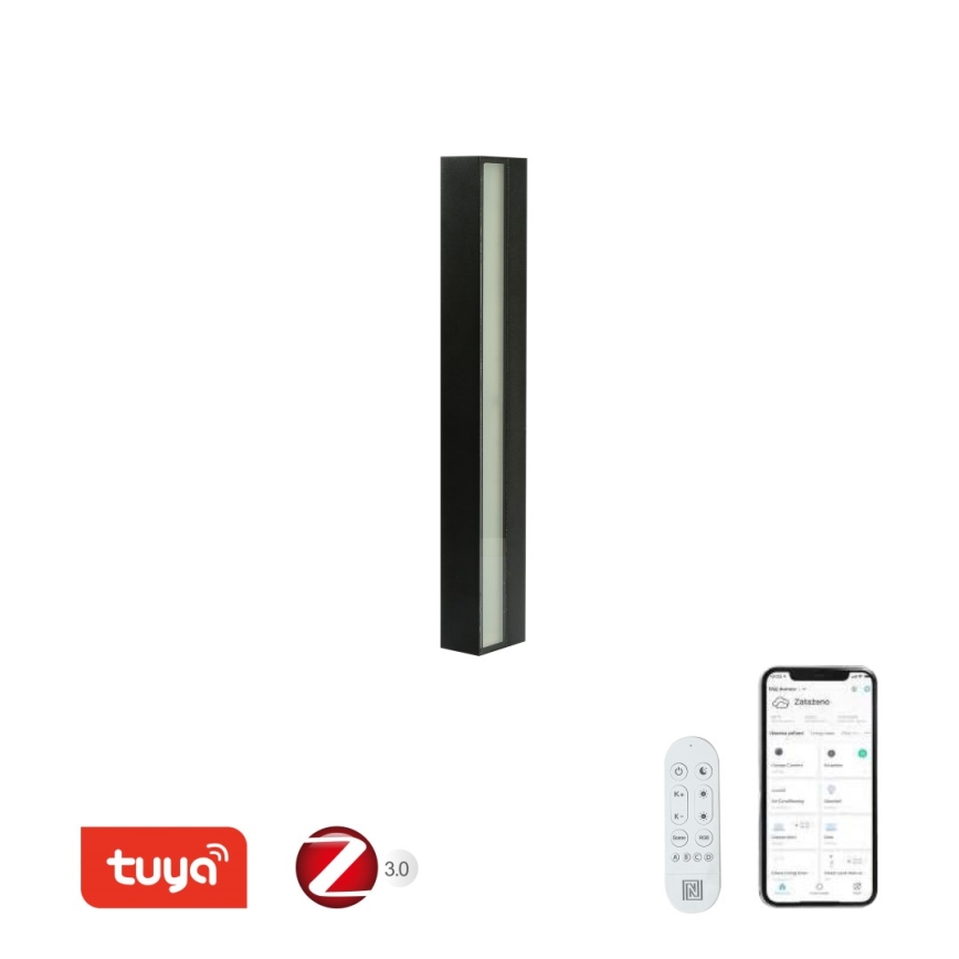 Immax NEO 07247L - LED Prigušiva vanjska zidna svjetiljka LINK LED/40W/230V Wi-Fi Tuya IP44 + daljinski upravljač