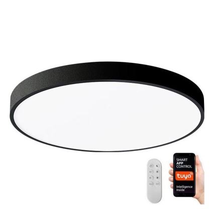 Immax NEO 07248L - LED stropna svjetiljka s prigušivanjem NEO LITE SEMPLICI LED/36W/230V 3000-6000K Wi-Fi Tuya crna + daljinski upravljač