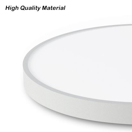 Immax NEO 07252L - LED Prigušiva stropna svjetiljka NEO LITE SEMPLICI LED/48W/230V 3000-6000K Wi-Fi Tuya bijela + daljinski upravljač