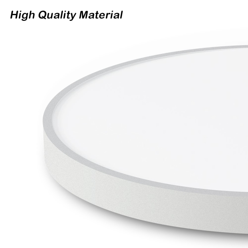 Immax NEO 07252L - LED Prigušiva stropna svjetiljka NEO LITE SEMPLICI LED/48W/230V 3000-6000K Wi-Fi Tuya bijela + daljinski upravljač