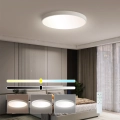 Immax NEO 07252L - LED stropna svjetiljka s prigušivanjem NEO LITE SEMPLICI LED/48W/230V 3000-6000K Wi-Fi Tuya bijela + daljinski upravljač