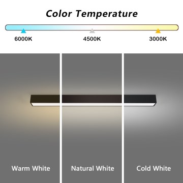 Immax NEO 07255L - LED stropna svjetiljka s prigušivanjem NEO LITE LUNGO LED/20W/230V 3000-6000K Wi-Fi Tuya crna + daljinski upravljač