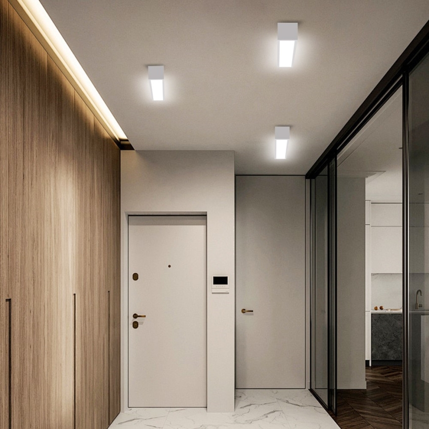 Immax NEO 07257L - LED Prigušiva stropna svjetiljka NEO LITE LUNGO LED/20W/230V 3000-6000K Wi-Fi Tuya bijela + daljinski upravljač